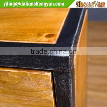 Wood&Metal Vintage 4 Drawers Chest, Cabinet photo-5