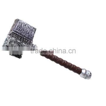 WOOD EFFECT SILVER METAL BLOODY HALLOWEEN FANCY DRESS ACCESSORY PLASTIC TOY AXE