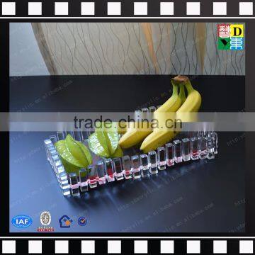 Wholesale Acrylic Fruit Tray Candy Dessert Serving Tray Bar Display Tray photo-2