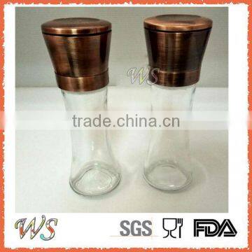 WS-SH30S Copper Plating Salt And Pepper Grinder Set With Adjust Creamic Core photo-3