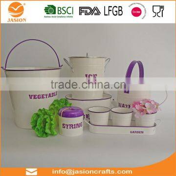 Metal Powder Caoting Laundry Basket Clothes Bucket