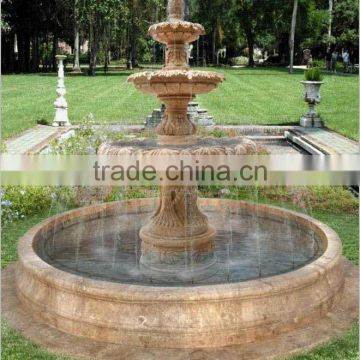 marble stone water fountain, garden water founain, outdoor water fountain