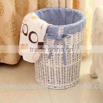 2015 Wicker Laundry Basket With Lid photo-3
