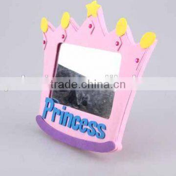 Cartoon Human Shaped EVA Mirror Creative Design Flower/crown Shaped Mirror photo-3