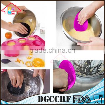 Hot Sell Non-Stick Silicone Scraper/Bowl Scraper/Silicone Spatula Kitchen Baking Tool