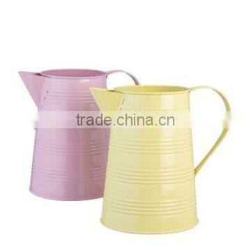 Colorful Metal Flower Jug