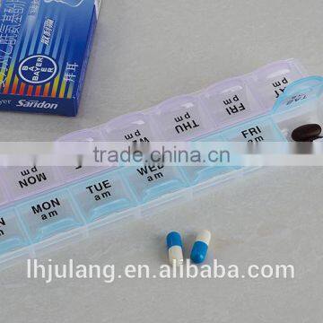 Hot Sell Plastic 14 Compartment Pill Box / Plastic 14 Compartment Pill Box photo-3