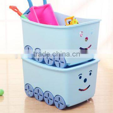 Hot Sale PP Kids' Toy Storage Box With Wheels&lid photo-3