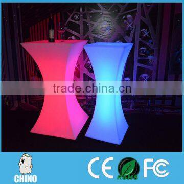 LED Event rental wedding banquet square Round led cocktail table