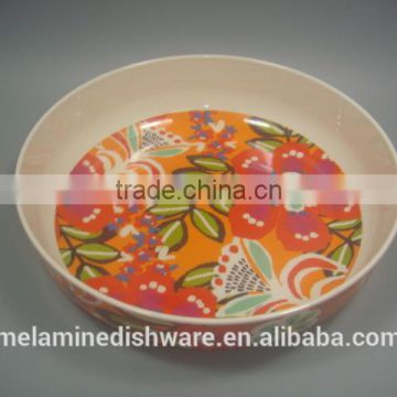 melamine flower and leaves tray