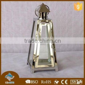 Wholesale decorative silver color stylish lantern