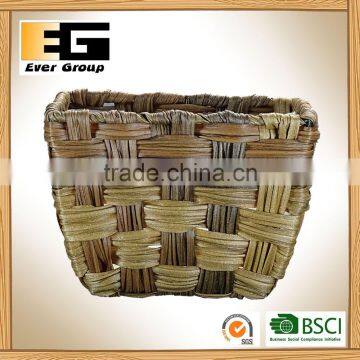 PE rattan flower pot for garden planter