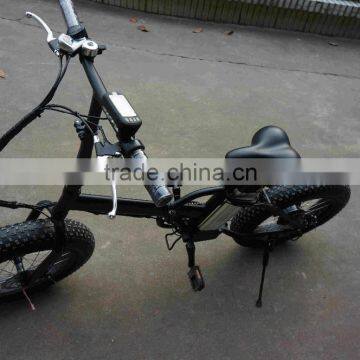 2016 Newest Foldable Fat Tyre Electric Bicycle Folding Bicycle photo-3