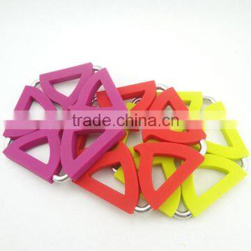 Thick Silicone Hot Pot Pads With Big Hardware photo-4