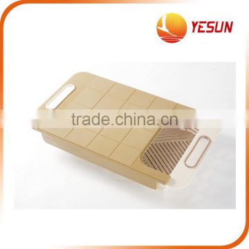 Plastic Drawer Foldable Cutting Board Cutting board with tray Cutting board with strainer