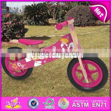2017 New Design Original Work Wooden Girls Balance Bike for Toddlers W16C173 photo-3