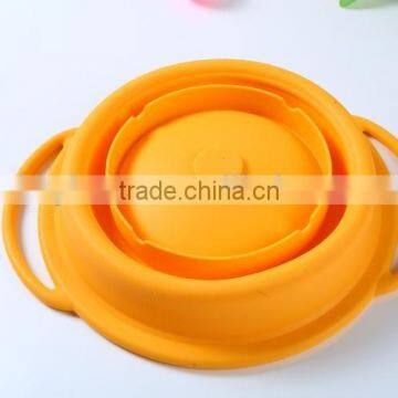 Collapsible Silicone Bowls Hot Selling Microwave Safe Silicone Bowls for Kids photo-5