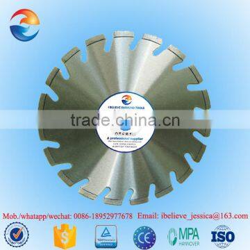 Laser welded diamond saw blade