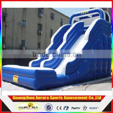 Commercial tropical water slide inflatable slide water park for sale