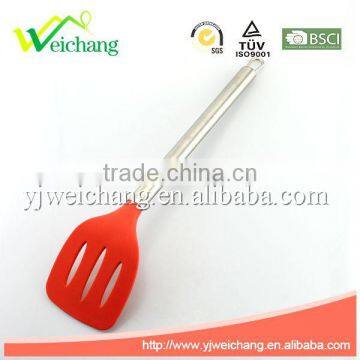 WCE247E Premium Silicone Utensils Slotted Turner Cooking Utensil Gadgets Set With S.S. Handle photo-2