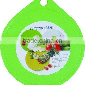 Antibacterial non slip kitchen plastic cutting board/chopping board/chopping block