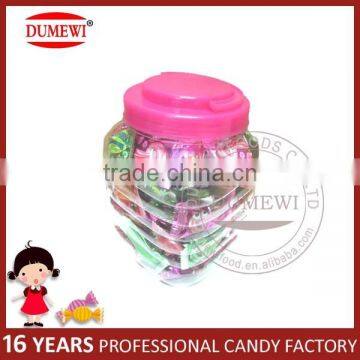 Multi Flavors Whistle Fruit Bubble Gum in Jar Package photo-2