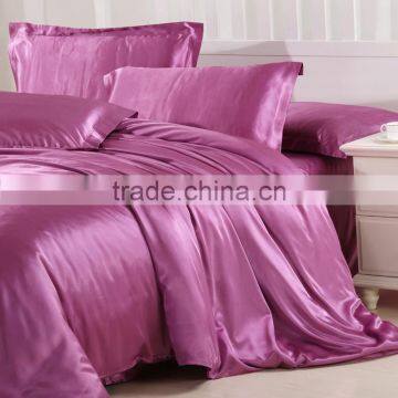 2016 Hot!! Mitation Silk Quilt Red Satin Sheets Cotton Solid Satin Duvet Cover Set King Size Bedsheet 3/4pcs of Bedding Sets. photo-5