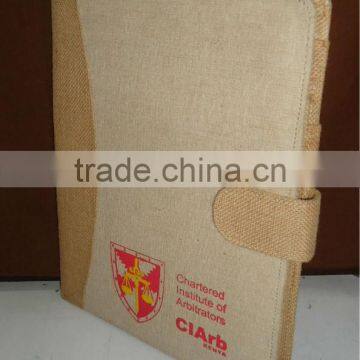 Conference Folder - Made From Eco Fabric Juco & Jute - Hiquality Organizer
