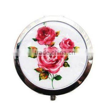 compact mirror with flower SCM016