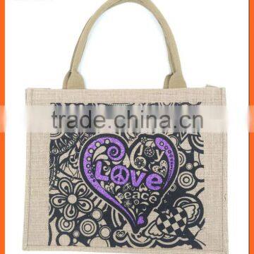 Jute Fabric Shopping Bag Tote Sack Jute Bag Manufactory photo-2
