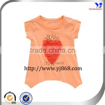 Custom-made kids t-shirts printed clothing manufacturers china