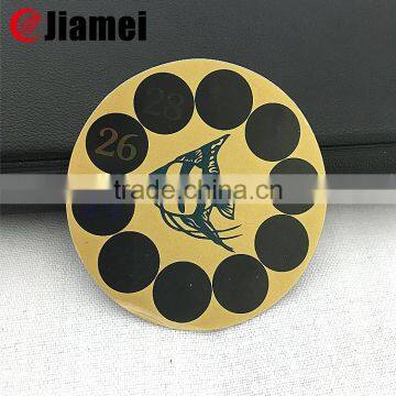 heat sensitive color changing temperature indicator sticker