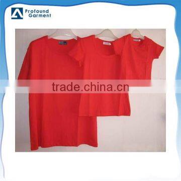 Happy Family Set Clothes Oem Blank Plain Family T-shirt Solid Color Family T-shirt
