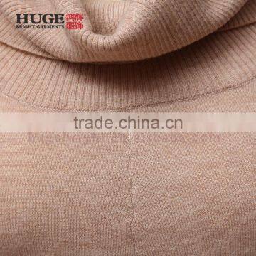 Loose Turtle Neck Wool Poncho Women Knit Sweater Wholesale photo-3