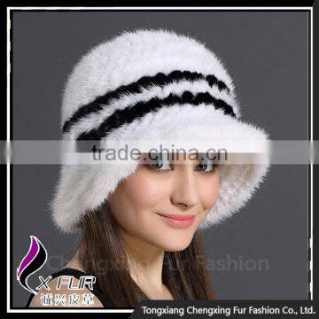 CX-C-71F Mink Fur Fashion Winter Russian Style Sexy Women Winter Hat Cap