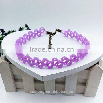 2015 Latest Wedding Elastic Tattoo Choker Diy Necklace Ops Chain Bracelet photo-4