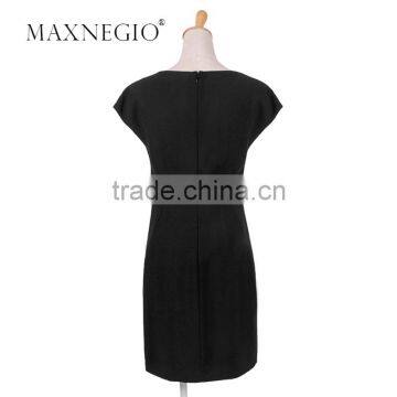 Maxnegio Brand Wholesale High Quality Bodycon Dress Pictures Office Dress of Ladies photo-5