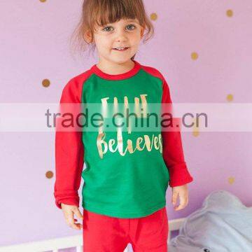 New Fashion Comfortable Girl Christmas Pajamas Sleepwear For Kids