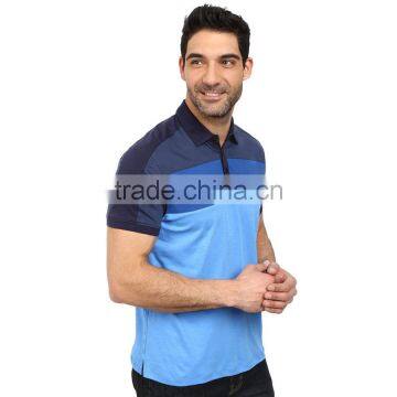 2015 Latest Custom Mens Tri Color Mens Polo Shirts 100% Cotton Cheap photo-3