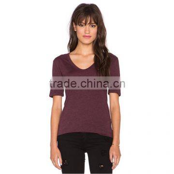 Cheap Promotional Bulk Plain V-neck Create Your Own t Shirt