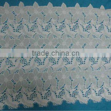 cotton embroidery lace textile