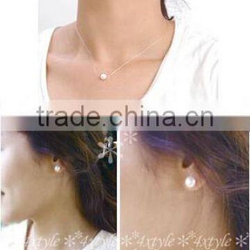 Fashionable Man-made Pearl Earring,girls Cheap Pearl Stud Earrings in Bulk photo-4