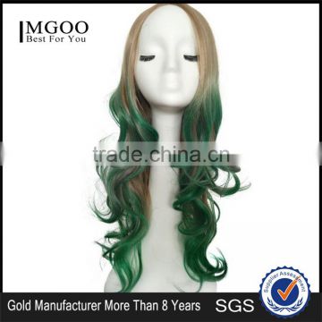 High Quality Halloween Wig Wavy Blonde Synthetic Full Lace Wigs For Sale Long Hair Sex Woman Wig