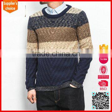 Hot selling jacquard pattern knitting men sweaters jacquard knitwear models