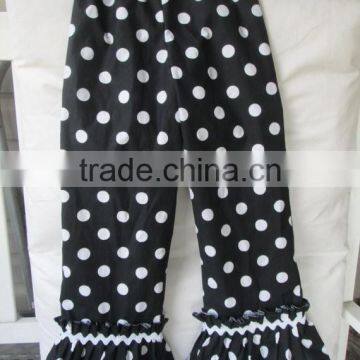 Wholesale Children's Clothes Girls Pants Girls Ruffle Polka Dot Print Baby Leggings photo-4
