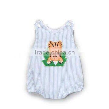 Blue Stripe Tiger Bubble Bodysuit