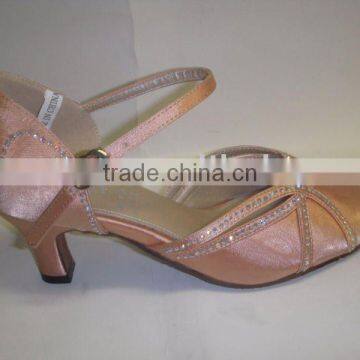 Ladies Cow Leather Latin shoes #6670