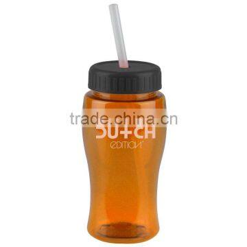 USA Made 18 oz Transparent Sports Bottle With Straw Lid - BPA/BPS-free, FDA Compliant and Comes With Your Logo photo-3