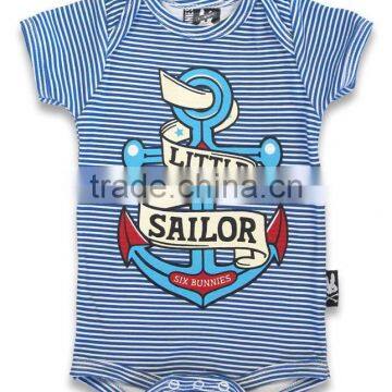 Sailor Stripe Sea Cool Baby Bodysuits