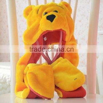 Husky Plush Animal Hat / Scarf / Mittens - Husky photo-5